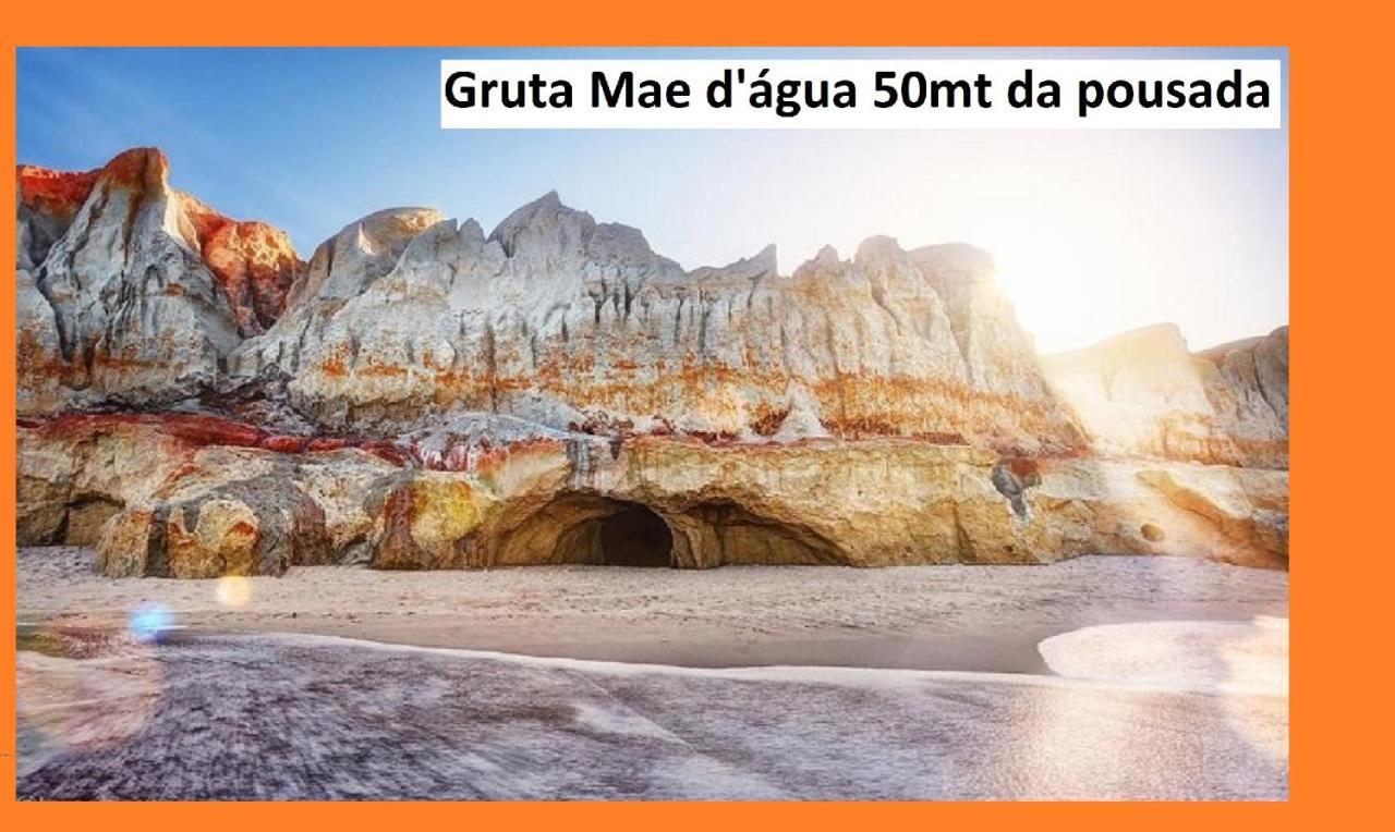 Pousada Flamboyant Village - Praia Das Fontes - 50Mt Da Gruta Mae D'Agua (Adults Only) เบเบรีเบ ภายนอก รูปภาพ